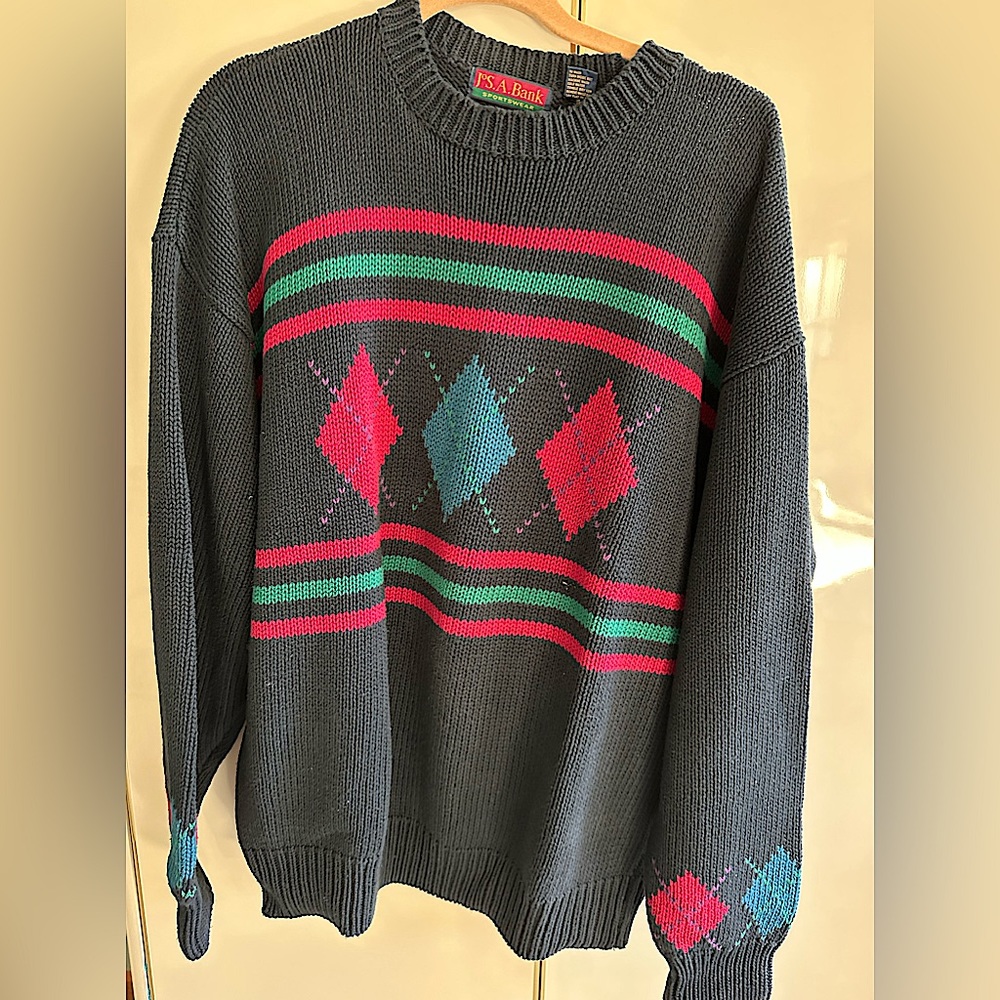 Jos A Bank vintage cotton sweater
